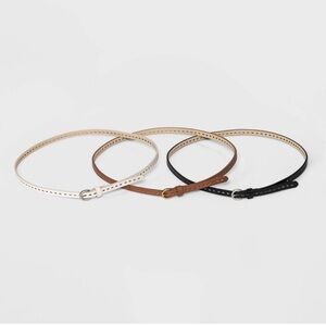 Women’s 3pk Laser Cut Belt